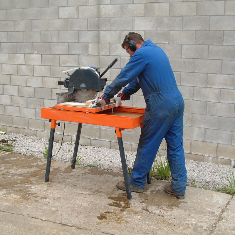 Portable electric bench saw 350mm BC 350 bricks cutter, slabs and large tiles cutter